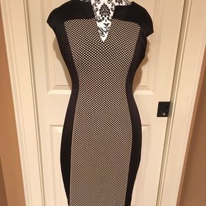 Stunner, scuba stretch dress